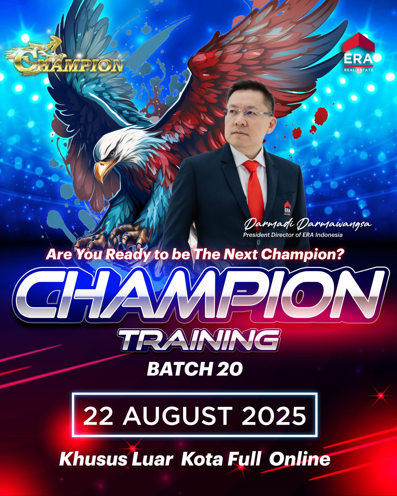 CHAMPION BATCH 20 KHUSUS LUAR KOTA